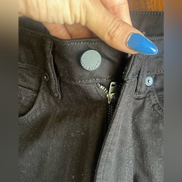 Allsaints Stilt Jet Black Skinny Jeans - Picture 4 of 16